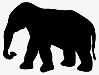 Elephant Silhouette Clip Art At Clker Com Vector Clip - Elephant Silhouette Gif