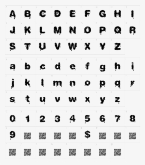 Font Characters - Runescape Font