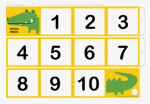 1 To 10 Numbers Png Clipart Background - Numerals 1 10 Clipart Png