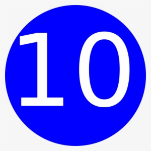 Number 10 Transparent Background