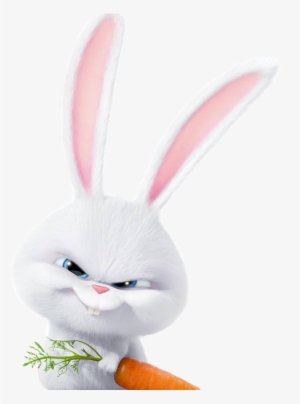 Snowball Smirk - Snowball Secret Life Of Pets Png