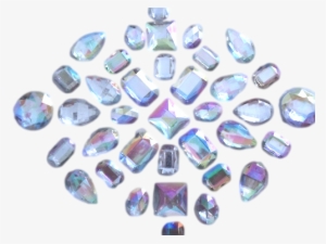 My Edit Grunge Jewels Transparent Sea Punk Holographic - Holographic Transparents