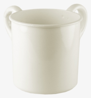 Washing Cup Off White Powder Coated