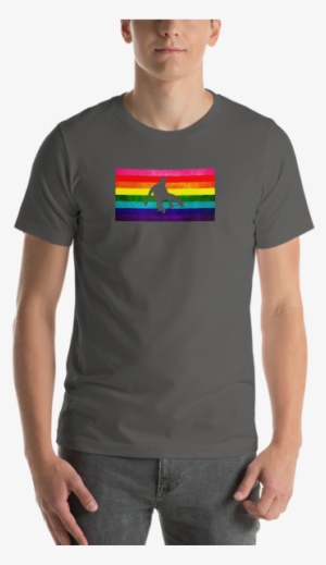 Lgbt Gay Pride Skateboard Skater Rainbow Pride Flag - Shirt