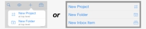 Adding A New Folder In Omnifocus For Ios On Ipad And - Omnifocus