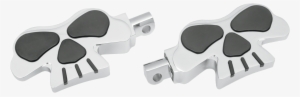 Drag Specialties Skull Male Mount Footpegs Chrome Fits - Drag Specialties 1620-0466 Skull Footpegs