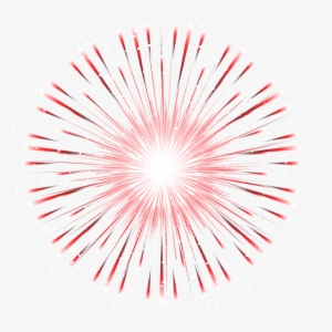 Red Firework Transparent Png Clip Art Image - Red Fireworks Transparent Background