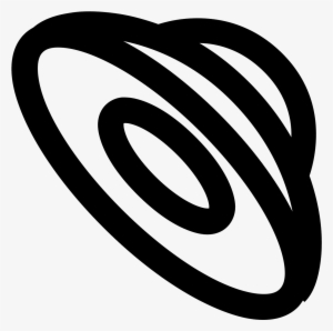 It Is A Ufo, It Is Tilted On Its Side - Icon