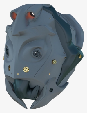Sci-fi Helmet Modelling Three Quarter - Mask