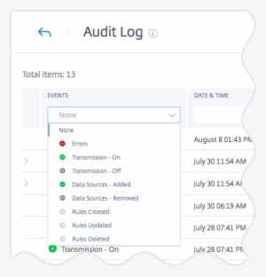 Audit Log Events - Audit Trail
