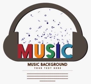 Image Black And White Download Musical Note Logo Headphones - 3d Music Logo Design