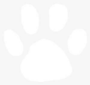 All White Paw Print Clip Art At Clipart Library - White Paw Print Png