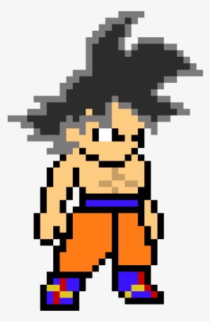 8bit Goku Ultra Instinct - Ultra Instinct Pixel Art