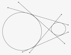 Not All Pairs Of Circles Have Four Common Tangents - Circle With Tangent Lines