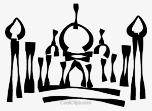 Church Royalty Free Vector Clip Art Illustration - Mosque