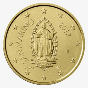 Sanmarino2017-50cent - Gold Coin Vittorio Emanuele 50 L