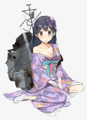 Ushio New Year Full Damaged - 艦 これ 潮 改 二