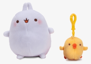 Molang Plush & Piu Piu Clip - Molang And Piu Piu Plush