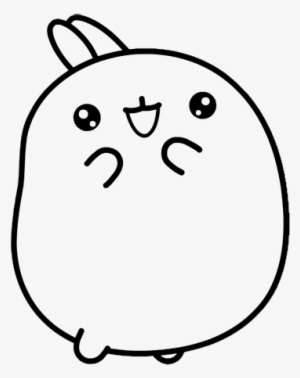 Find This Pin And More On Molang By Lmi4kids - Conejitos Kawaii Para Colorear