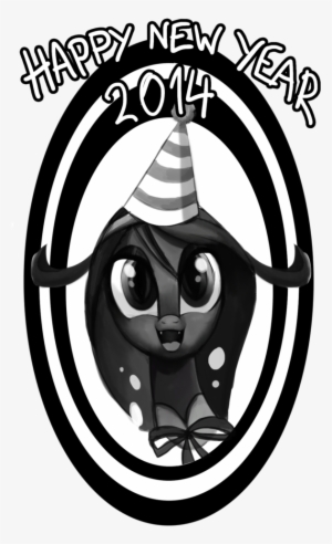 Jokerpony, Ask Teen Chrysalis, Grayscale, Happy New - Illustration