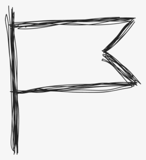 Flag Doodle Rubber Stamp - Flag Doodle Png