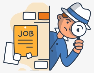 Job Search Remotive Home - Find A Job Cartoon