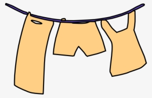 Laundry Hanging Clip Art At Clker - Ame Kathiyawadi