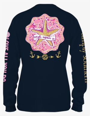 Ls Star Navy V=1501261606 - Simply Southern Long Sleeve