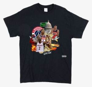 Interest For Migos Inspired Wizards Culture Tee - Blue Polo