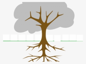 Cartoon Tree Roots - Tree Clip Art