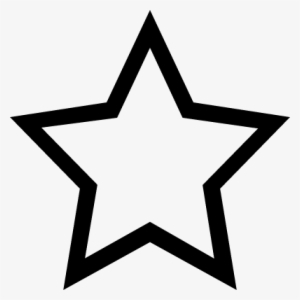 Favourites Star Outline Interface Symbol Vector - Star Outline