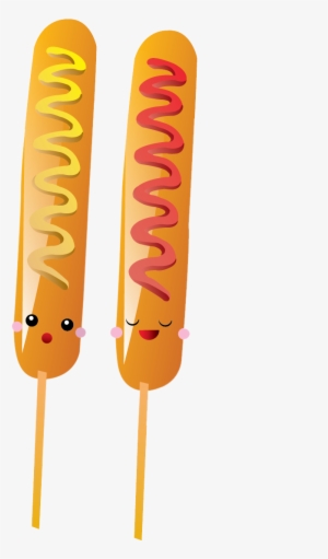 Png Free Download Hot Cute Free On Dumielauxepices - Hotdog On Stick Clipart