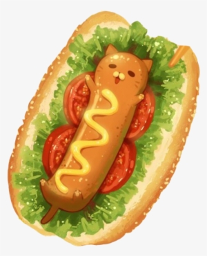 Hot Dog By Rosemoji On Deviantart - Kawaii Hot Dog Anime