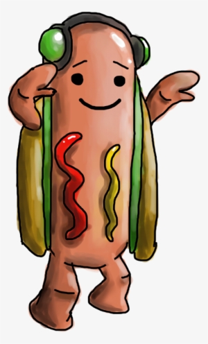 Snapchat Dancing Hotdog Drawing - Dancing Hot Dog Drawing
