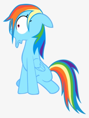 My Little Pony - Mlp Rainbow Dash Scared