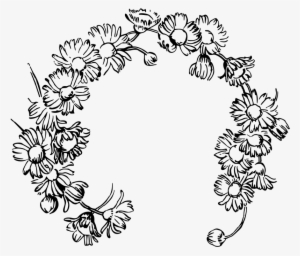 Clipart - Flower Chain Drawing