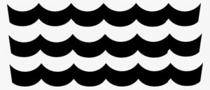Water Waves Clip Art - Wave Clip Black And White