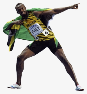 Usain Bolt - Png - Usain Bolt Jamaican Runner Champion Sport 24x18 ...