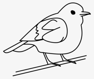 Bird Clipart For Print Out - Bird Black And White Clip Art