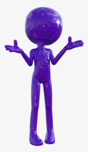 Why What Question Ask Purple Man 3d Why Wh - Bitter Baby Daddy