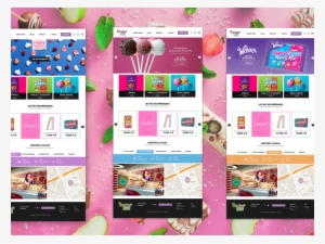 Otras Vistas De La Nueva Home Del Sitio Candyland - Dribbble