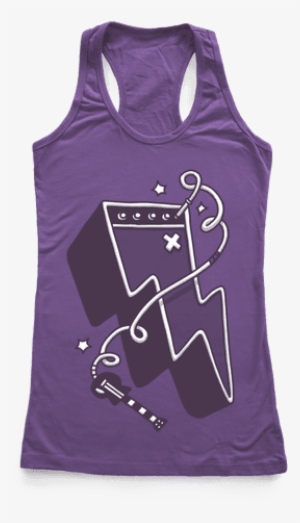 Lightning Amp Racerback Tank Top - Every Woman Should Know How To Clean Tank