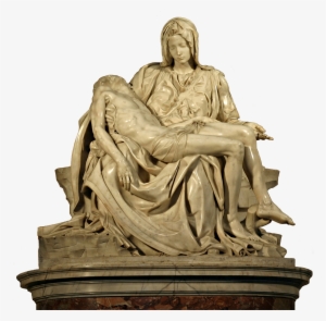 Michelangelo's Pieta 5450 Cut Out - Saint Peter's Basilica, Pietà