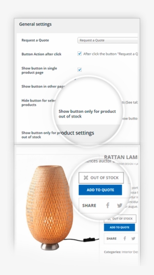 19 - Överud Abajur Başlığı, Beyaz-bakır Rengi, 43 Cm
