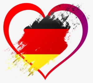 Germany, Flag, Heart, Love, Germany, Nation