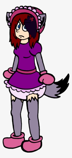 Cute And Angry Heravulpian - Cartoon