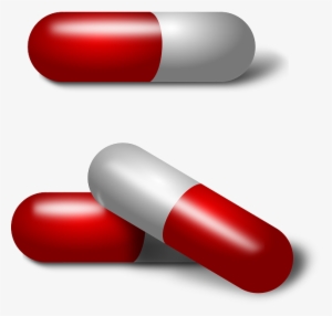 Medicine Pill Clip Art At Clker - Capsula Pastilla
