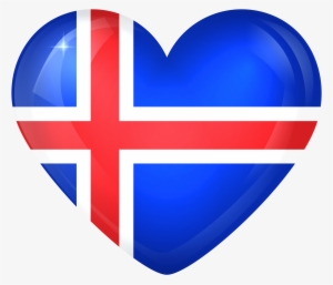 Flag Of Iceland Clipart For Your App - Iceland Flag Heart