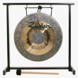 12" Traditional Gong And Table-top Stand Set
