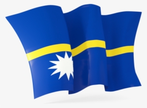 Waving Vector Graphics Flag Of Nauru - Burkina Faso Flag Icon